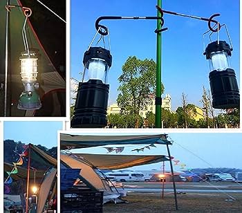 Amazon.co.jp: [ヤクニタツ] ランタンハンガー ポール用 4本